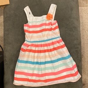 Gymboree summer striped dress size 6